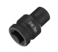 Awclub 1/2-Inch Drive 4 Point Square Impact Socket 8mm CR-MO Blackening, Metric Chamfered Female Pipe Plug Socket Tool | Professional Grade