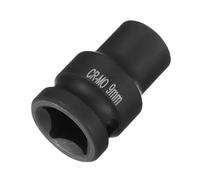 Awclub 1/2-Inch Drive 4 Point Square Impact Socket 9mm CR-MO Blackening, Metric Chamfered Female Pipe Plug Socket Tool | Professional Grade