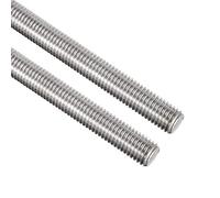 Awclub 2pcs M12 x 250mm Fully Threaded Rod, 304 Stainless Steel Long Threaded Screw,Right Hand Threads for Anchor Bolts,Clamps,Hangers and U-bolts
