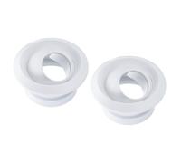 Awclub 6 Inch Round Air Vent Cover, Adjustable Ball Jet Nozzle Diffuser - ABS White Ceiling/Soffit Vent for Bathroom, Kitchen, Living Room, HVAC 2 Pack