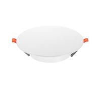Awclub 7.3-Inch Spring Mount Ceiling Cover Plates, Recessed Light Trim Wall, Downlight Hole Cap Decorative Panel with Buckle Fit 5-6.9inch Round Hole Ceiling Openings, White 1 Pack