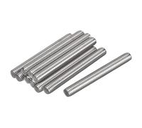 Awclub Fully Threaded Rod, M6-1.0 Thread Pitch, 100mm Length 304 Stainless Steel Thread Bar Studs Rods, Right-Hand Threads 10pcs
