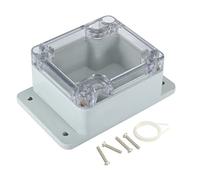 Awclub Waterproof Dustproof ABS Plastic Junction Box Universal Electric Project Enclosure with PC Clear Transparent Cover 2.5"x2.3"x1.4"(63mmx58mmx35mm)