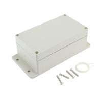 Awclub Waterproof Dustproof IP65 ABS Plastic Junction Box Universal Electric Project Enclosure Pale Gray and Fixed Ear 6.2"x3.54"x2.51"(158mm x 90mm x 64mm)