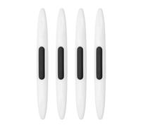 AWCYRHI 4 Pcs Car Door Edge Guard Strips, For VW Golf 4 5 6 7 8 Mk4 Mk5 Mk6 Mk7 Mk8 Car Door Anti-Collision Strip,Front and Rear Car Door Bumper Guard Protector,B/White