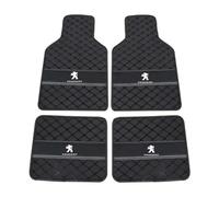 AWCYRHI 4 Pcs Car Floor Mats, for Peugeot 3008 GT Line 2018-2022 All Weather Car Waterproof Non Slip Carpet Mat Floor Liners Carpet Protection,All Black