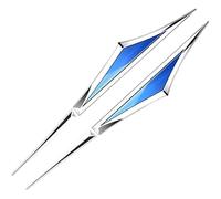 AWCYRHI Car Emblem/Car Logo Sticker,for Citroen DS 3 (Phase II, 2014) Cabrio,Metal Emblems,Bonnet Emblem,Auto Exterior Decoration Modified Sticker Emblem,Blue