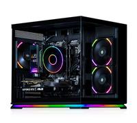 AWD-IT Aurora Compact Black Ryzen 7 5700X 8 Core NVIDIA RTX 5060 8GB Desktop PC for Gaming