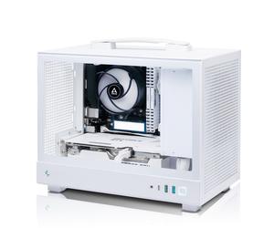 AWD-IT CH160 RayStation Ryzen 5500 RTX 3050 8GB Ultra Portable Mini White Desktop PC For Gaming