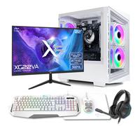 AWD-IT Level 3 Intel Core i3 14100F Quad Core NVIDIA RTX 3050 8GB PC Monitor Package for Gaming