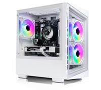AWD-IT LEVEL 3 Ryzen 5 3600 6 Core Nvidia RTX 3050 8GB White Desktop PC for Gaming