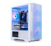 AWD-IT M100R White, AMD Ryzen 5 5500, NVIDIA RTX 5060 8GB, 1TB SSD - Windows 11 Next Day Gaming PC