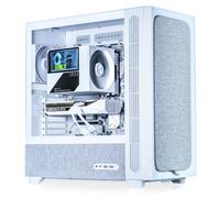 AWD-IT TRYX Flova F50 White AMD Ryzen 5 9600X RTX 5070 AI Desktop PC for Gaming