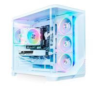 AWD-IT X= ARC White Ryzen 5 8400F 6 Core NVIDIA RTX 5060 8GB Desktop PC for Gaming