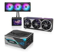 AWD-IT x ASUS Ultimate ROG Bundle - ASUS ROG Astral RTX 5090 32GB GDDR7 OC Edition, ASUS 1200W ROG Thor Platinum III Power Supply, ASUS ROG RYUO IV SL