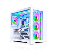 AWD-IT X= CUBE White Intel i5 14600KF 14 Core NVIDIA RTX 5060 Ti 8GB Windows 11 Desktop PC for Gaming