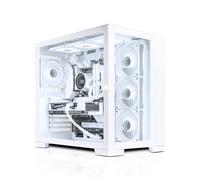 AWD-IT X= CUBE White Intel i7 14700KF 20 Core NVIDIA RTX 5070 12GB AI Desktop PC for Gaming