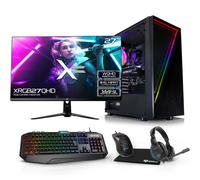 AWD-IT X= Infinity Intel i5 12400F 6 Core, Nvidia RTX 3060 12GB, 27" 1440p Monitor Package For Gaming