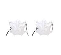 AWDFGDI 1pcs Halloween Skull Party Mask Anime Dragon God Skeleton Half Face Bones Animal Cosplay Dance Party Costume Props(E 2PCS)
