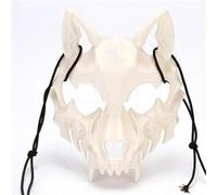 AWDFGDI 1pcs Halloween Skull Party Mask Anime Dragon God Skeleton Half Face Bones Animal Cosplay Dance Party Costume Props(StyleK)