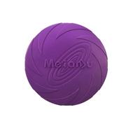 AWDFGDI Dog Frisbee Fun Interactive Toy Puppy Training Bite-Resistant Frisbee Pet Gift Brings Playful Joy Pet Supplies Frisbee(Purple,15cm)