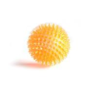 AWDFGDI Dog Toy Ball Puppy Chew Toy for Small Dogs, Fetch Toy for Teeth Cleaning and Training, 4 Colors(Orange,9cm)