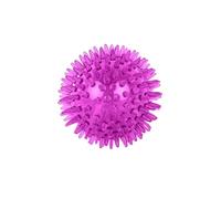 AWDFGDI Dog Toy Ball Puppy Chew Toy for Small Dogs, Fetch Toy for Teeth Cleaning and Training, 4 Colors(PURPLE,6.5cm)