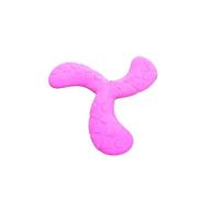 AWDFGDI Fun Pet Toys Floating Triangle Boomerang for Dogs Puppy Squeaking Teething Dog Toys Pet Training Dog Accessories(Red)