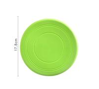AWDFGDI Interactive dog pet supplies toys pet Frisbee puppy training toy ring chew-resistant floating toy game Frisbee, dog Frisbee(Light green)