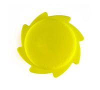 AWDFGDI Multi-color dog frisbee toys-exclusive fun interactive toys for small dogs, puppy training, chew-resistant frisbee pet gifts bring playful joy(SSFP-Yellow)