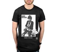 Official Bob Dylan Blowing in The Wind T-Shirt Black