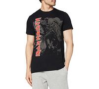 AWDIP Men's Contrast Trooper T Shirt, Black, M UK