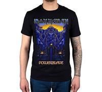 AWDIP mens Iron Maiden Dark Ink Powerslaves T - Shirt, Black, XL