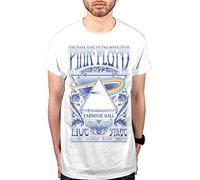 AWDIP Men's Pink Floyd Carnegie Hall T Shirt, White, XXL UK