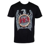 AWDIP Men's Slayer Silver Eagle T Shirt, Black, XXL UK