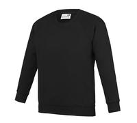 AWDIS Academy Kids Raglan School Uniform Crew Neck Sweatshirt Jumper