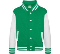 AWDis Boys Girls Childs Varsity Letterman University College Baseball Jacket