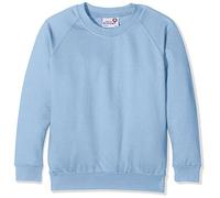 AWDis Boy's Kids Academy Raglan Sweatshirt School Top, Blue (Academy Sky), 11-12 Years (Manufacturer Size:X-Large)