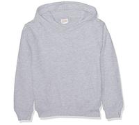 AWDis Boy's Kids Hoodie, Grey (Heather Grey), Medium