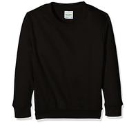 AWDis Boy's Kids Sweatshirt , Black (Jet Black), Large