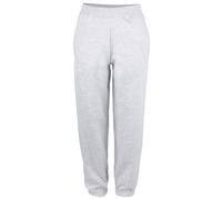 Awdis College Cuffed Sweatpants / Jogging Bottoms (M) (Heather Grey)