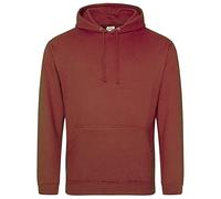 AWDis College Hoodie Red Rust