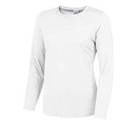 AWDis Cool Girlie Long Sleeve T-Shirt Arctic White L