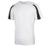 AWDis Cool Kids Contrast T-Shirt JC003B Arctic White/Jet Black 7-8 Years