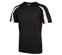 AWDis Cool Kids Contrast T-Shirt JC003B Jet Black/Arctic White 5-6 Years