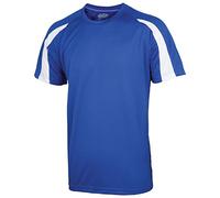 AWDis Cool Kids Contrast T-Shirt JC003B Royal Blue/Arctic White 3-4 Years