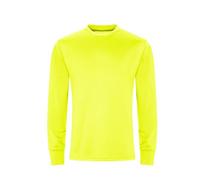AWDis Cool Men's Long-Sleeved Active T-Shirt in Yellow | Size: Small AWDis Cool Yellow S