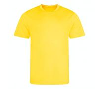 AWDis Cool Men's Plain Blue T-Shirt in Yellow | Size: 3XL AWDis Cool Yellow 3XL