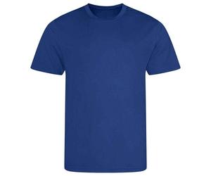 AWDis Cool Men's Plain Burnt Orange T-Shirt in Royal | Size: XS AWDis Cool Royal XS