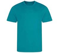 AWDis Cool Men's Plain Burnt Orange T-Shirt in Turquoise | Size: 2XL AWDis Cool Turquoise 2XL